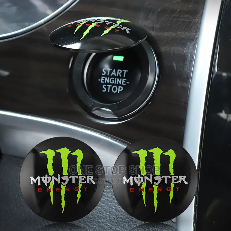 Monster Engine Start Button Cover