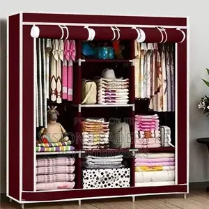 3 Column Wooden Wardrobe