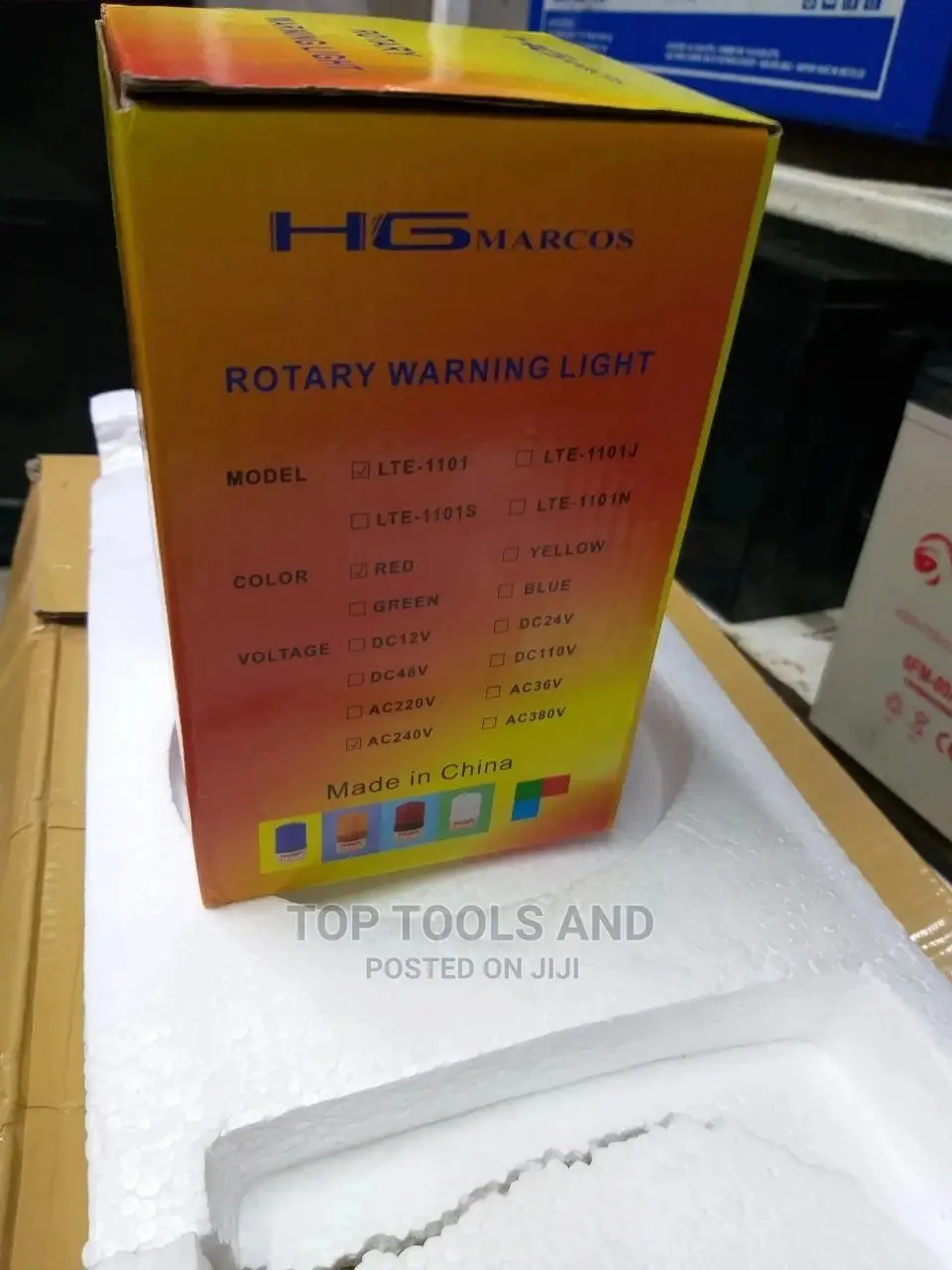 DC Rotary Strobe/Warning Light