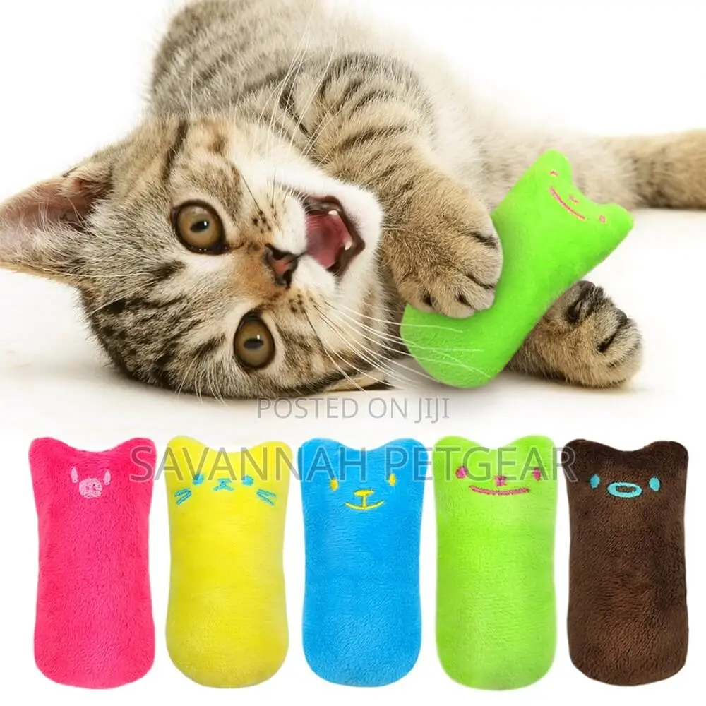 Smiley Cat Chew Toy With Catnip Inside