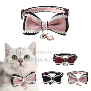Bold London Bow Tie Cat Collar for Cats Small Dogs