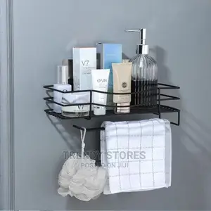 Wrought Iron Wall Mounted Storage Rack