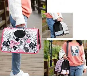 Cute Breathable Dog and Cat Carrier Bag for Travel