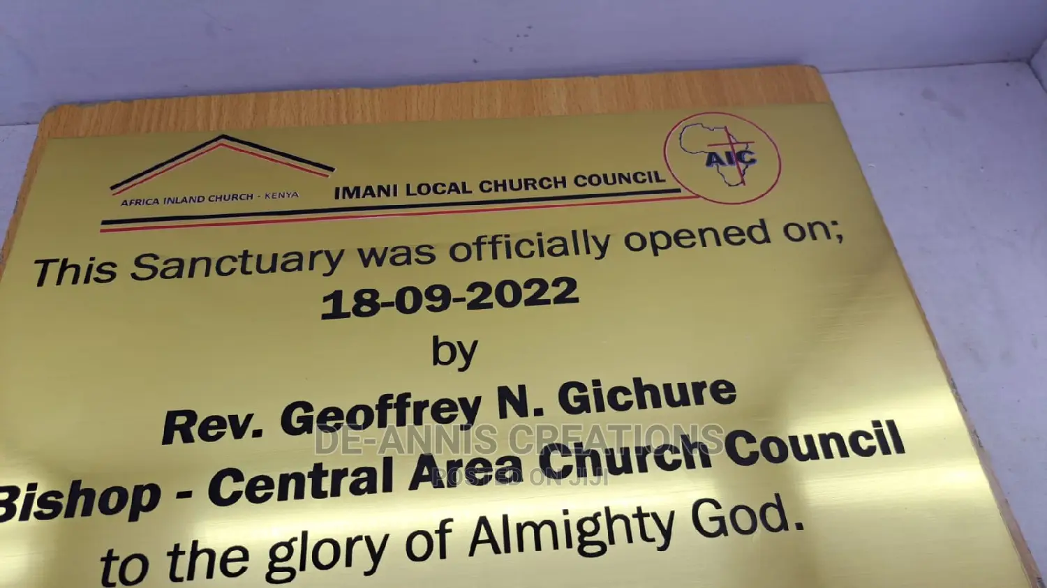 A3 Plaques Branding
