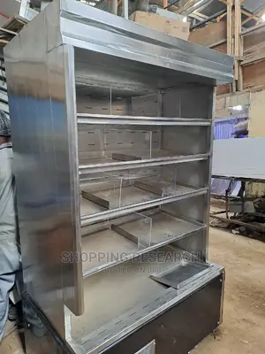 Vegetable Display Chiller Stainless Steel 5-shelving