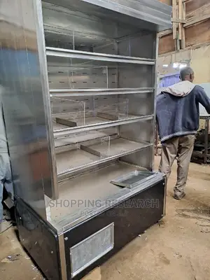 Vegetable Display Chiller Stainless Steel 5-shelving