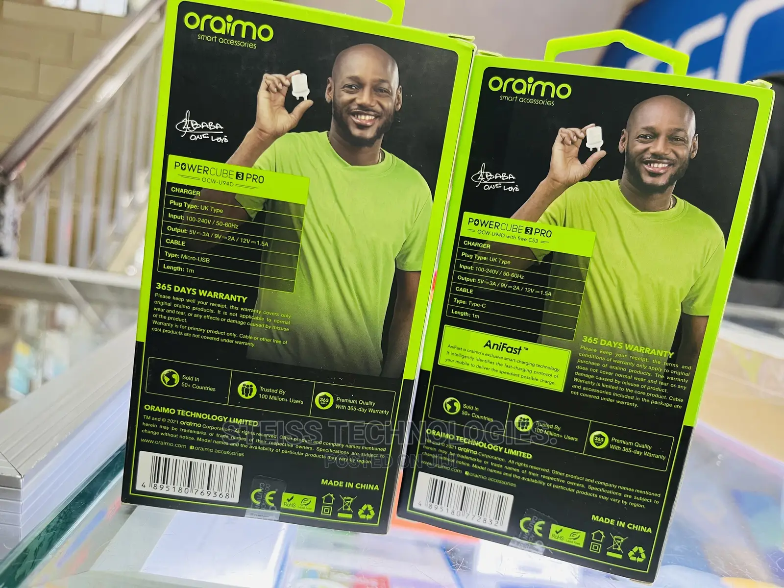 Oraimo 18watts Charger