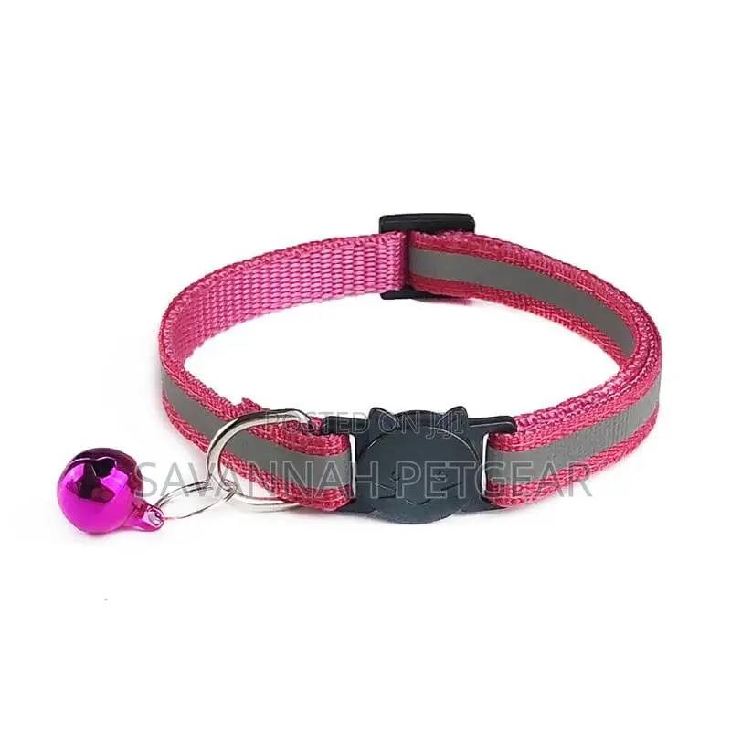 Reflective Breakaway Cat Collar With Bell Charm