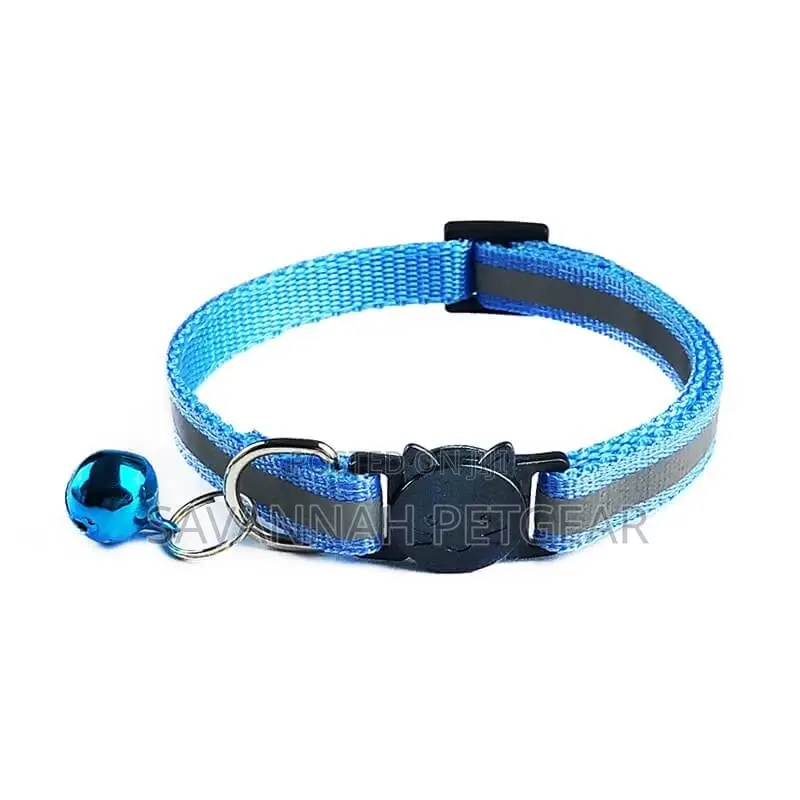 Reflective Breakaway Cat Collar With Bell Charm