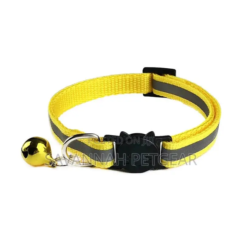 Reflective Breakaway Cat Collar With Bell Charm