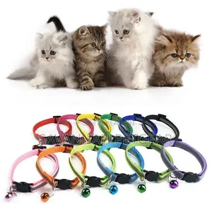 Reflective Breakaway Cat Collar With Bell Charm