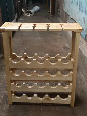 Custom Free Standing Wine Shelf Holder