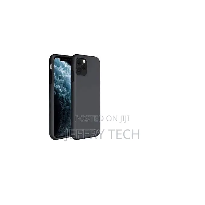 iPhone 13 Pro Max Silicone Back Case - Black