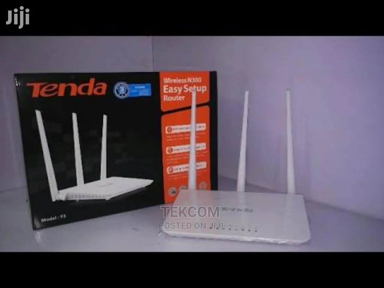 Tenda F3 Wifi Router With 3 Antenna