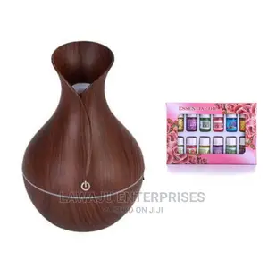 Aroma Diffuser Humidifier + Essential Oils