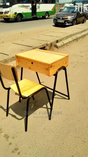 School Chair and Locker