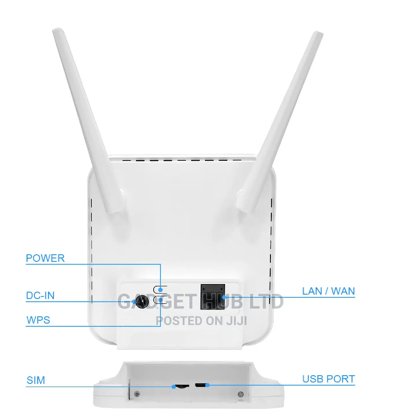 Olax AX6 Pro 4G Wifi Router Rechargeable With Ethernet