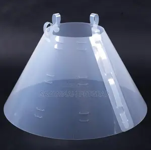 Clear Elizabethan Cone E-Collar Recovery Dog Cat Collar