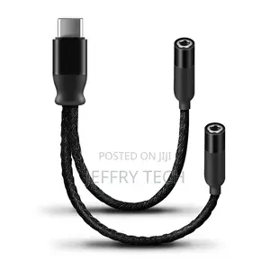 USB C to Dual 3.5mm Adapter Splitter, Imangoo Type C Audio A