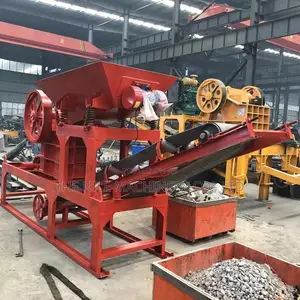 Jaw Crusher With Feeder and Conveyor