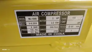 150l Air Compressor Machine