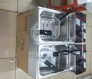 Affordable Red Berry Double Fryer 12 L.