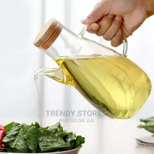 500ml Transparent Glass Oil Bottle Jar