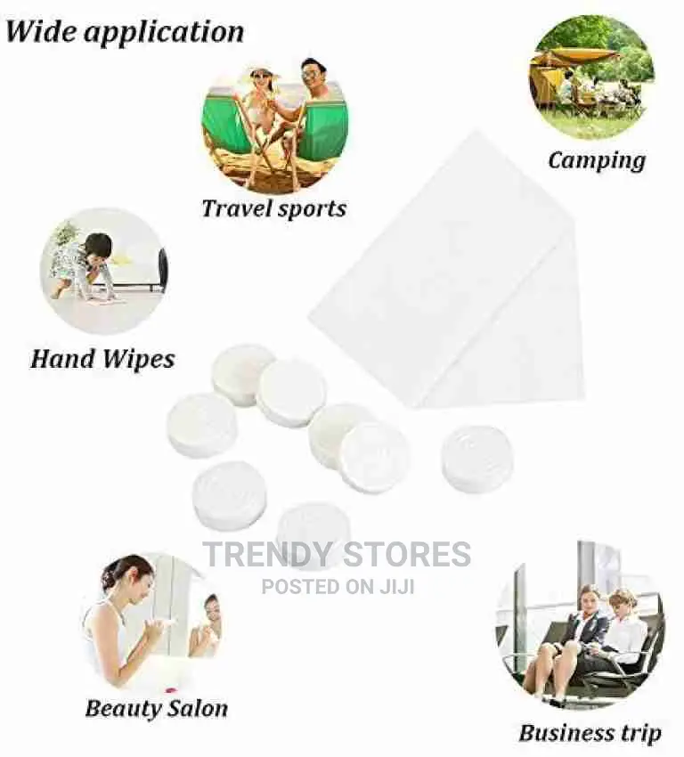 20pcs Compressed Disposable Towel