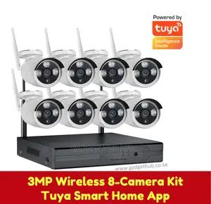 3MP Wireless CCTV Kit Wireless Cameras 8 Kit