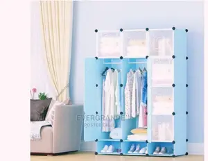 Classic 3 Column Plastic Wardrobe