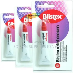 Blistex Relief Cream Medicated Lip Balm Treatment Crack Lips