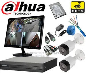 Dahua 4 Channel CCTV Cameras KIT Set PLUS Installation