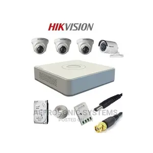 Hik Vision 4 Channel CCTV Full KIT With Free Installation
