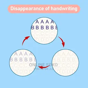 Kids Reusable Sank Magic Book Pen Control Practice Copybook