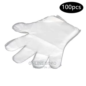 Multipurpose Disposable Polyethylene Gloves – 100 Pcs