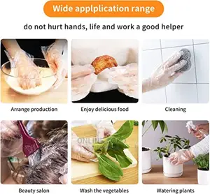 Multipurpose Disposable Polyethylene Gloves – 100 Pcs