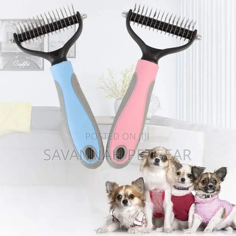 Dematting Double-Sided Dog Rake