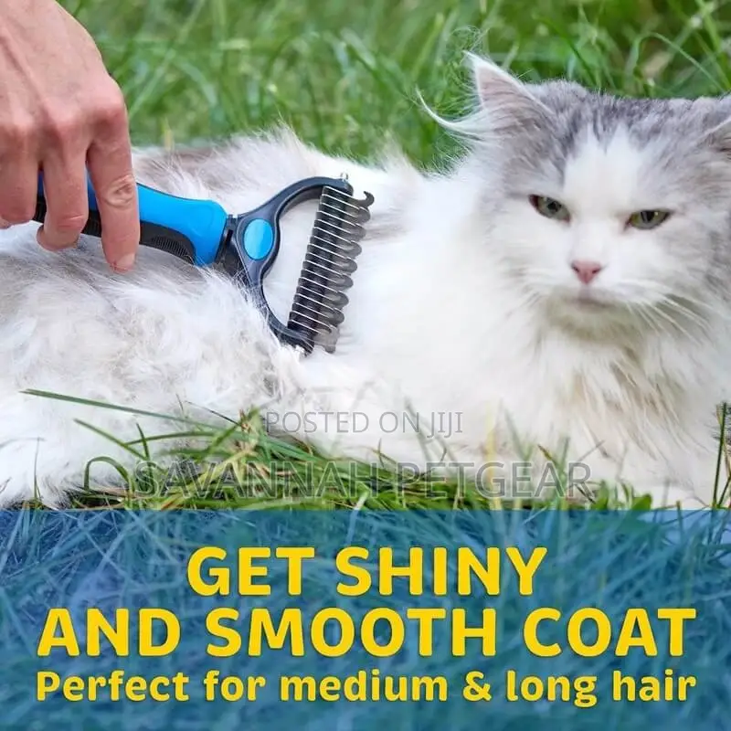 Dematting Double-Sided Dog Rake