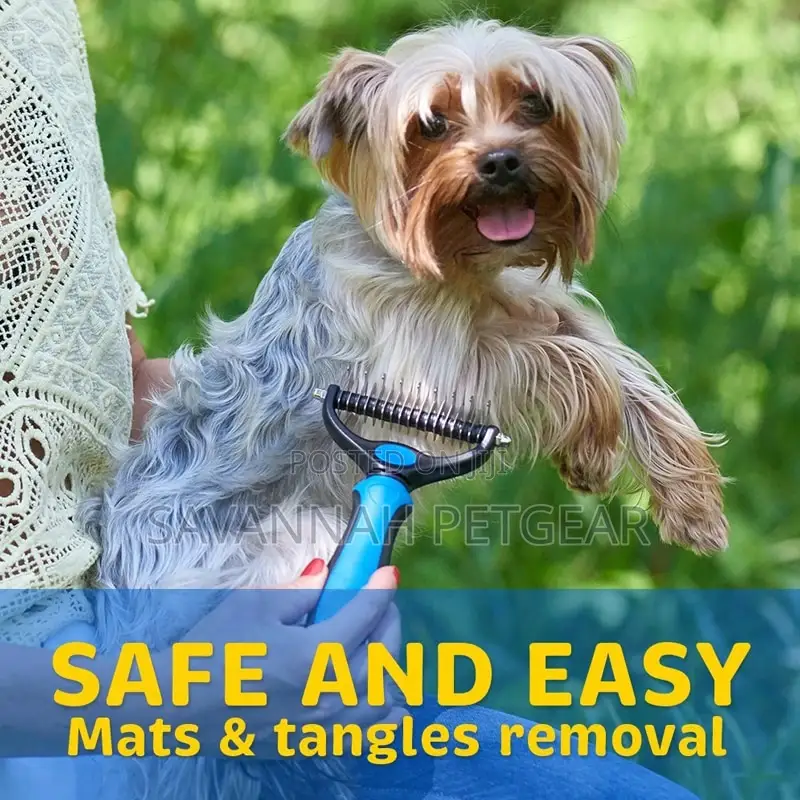 Dematting Double-Sided Dog Rake