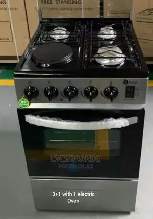 3+1 Standing Cooker With Electric Oven 3+1