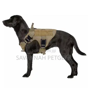 Tactical Service Dog Training Hunting Military Police Dog Harness