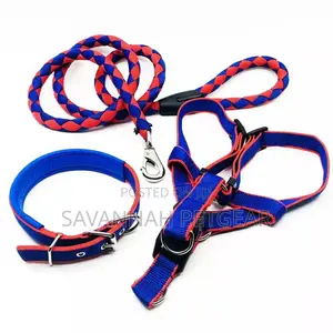 3 in 1 Nylon Leash Dog Strap Harness Set Step in Dog Harness