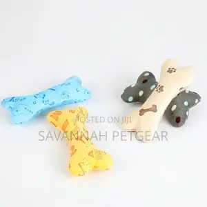 Fabric Bone Plush Dog Toy