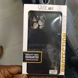 Case Mate Leather Black Case For12pro Max