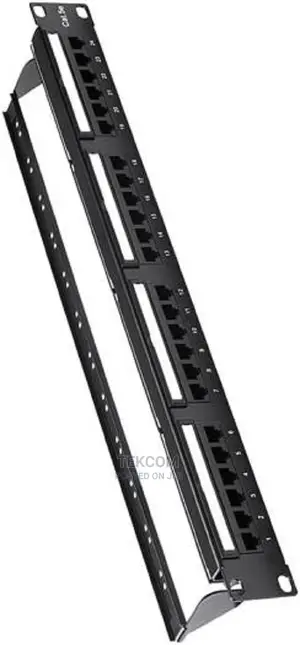 Vention Cat6 Utp 24 Port Keystone Patch Panel Black