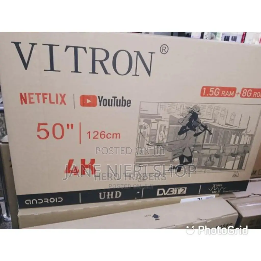 Vitron 50 Inches Smart Android Frameless