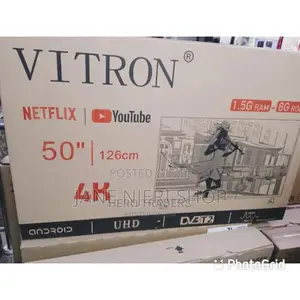 Vitron 50 Inches Smart Android Frameless