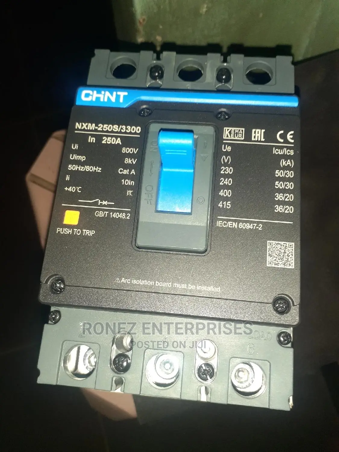 McCb 250amps Chint