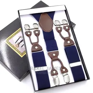 Navyblue Double Clip Suspender