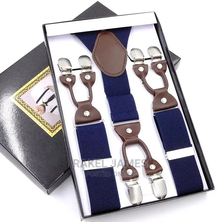 Navyblue Double Clip Suspender